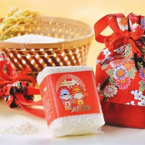 嚴選花東縱谷米中之最佳品質-哇好客家花布包 / 平安米布包【哇好米】
